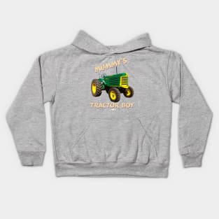 Mummy's tractor boy Kids Hoodie